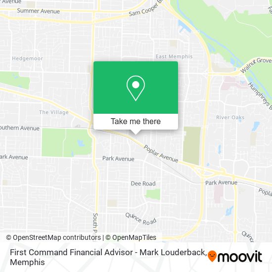 Mapa de First Command Financial Advisor - Mark Louderback