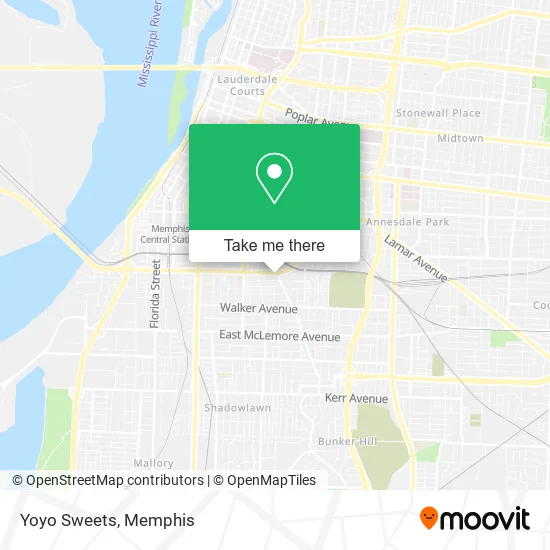 Mapa de Yoyo Sweets