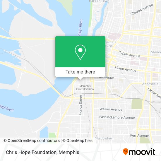 Mapa de Chris Hope Foundation