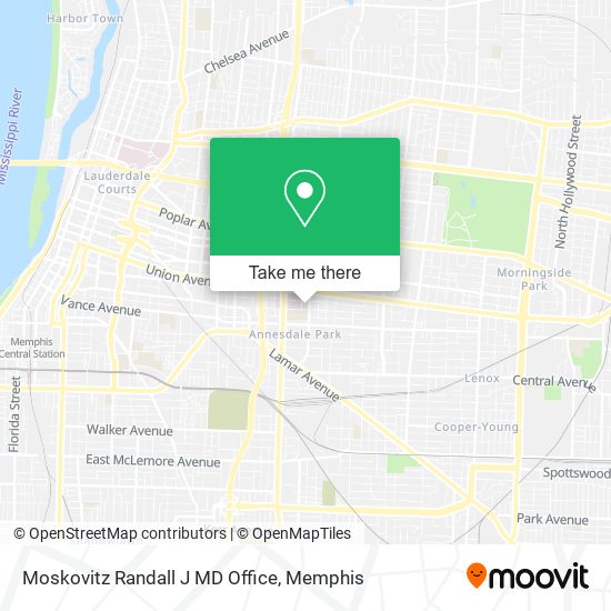 Moskovitz Randall J MD Office map