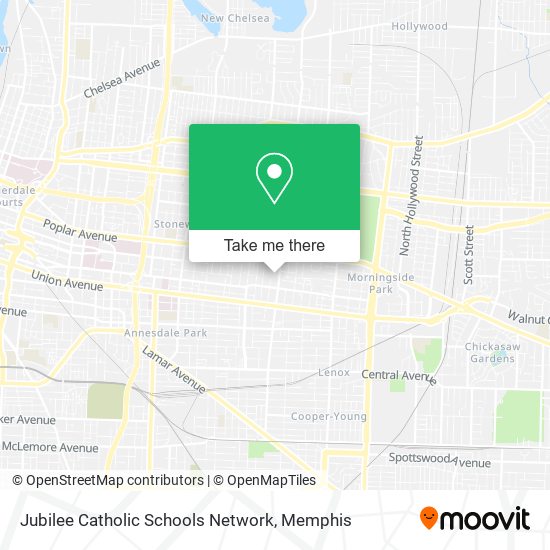 Mapa de Jubilee Catholic Schools Network