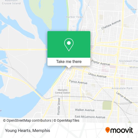 Mapa de Young Hearts