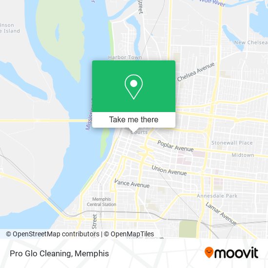 Pro Glo Cleaning map