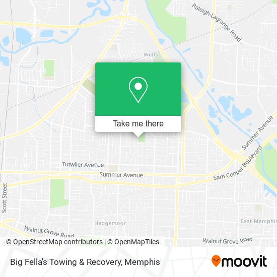 Mapa de Big Fella's Towing & Recovery