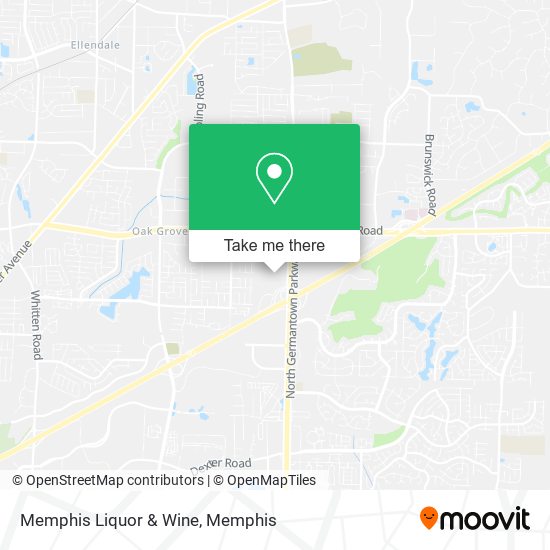 Memphis Liquor & Wine map