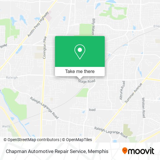 Mapa de Chapman Automotive Repair Service