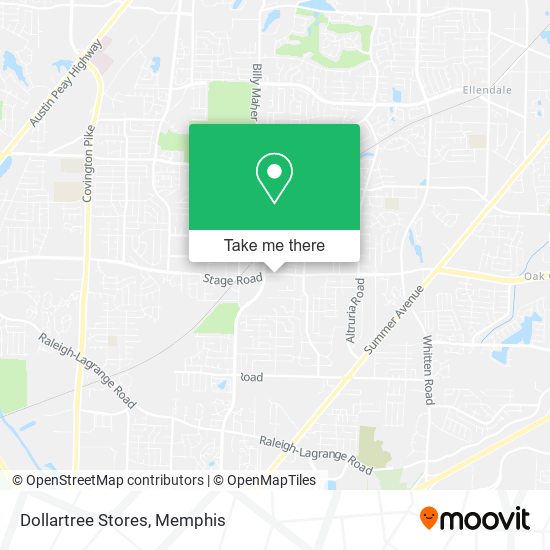 Dollartree Stores map