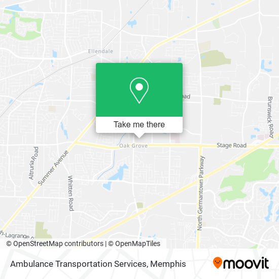 Ambulance Transportation Services map