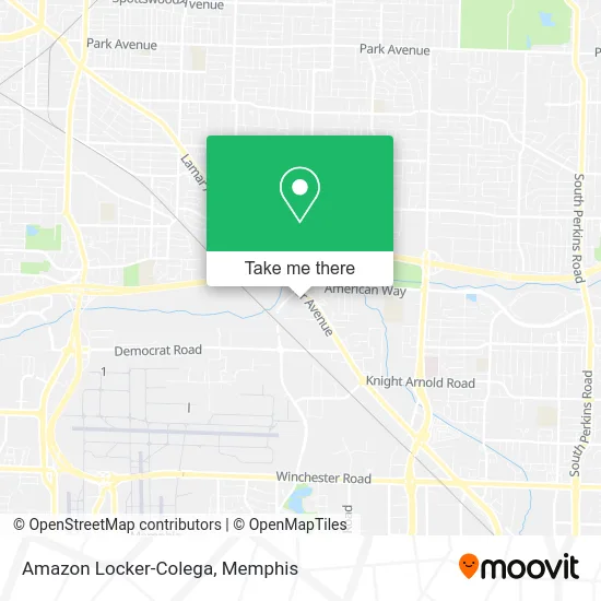 Amazon Locker-Colega map