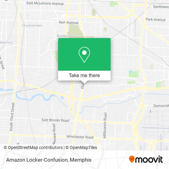 Mapa de Amazon Locker-Confusion