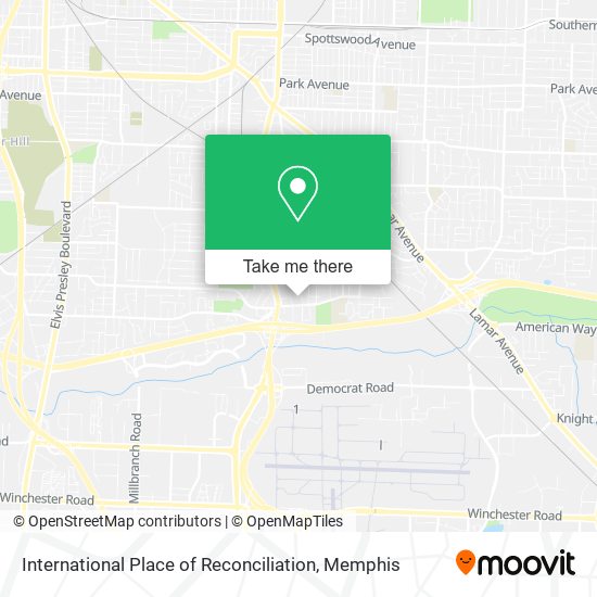 International Place of Reconciliation map