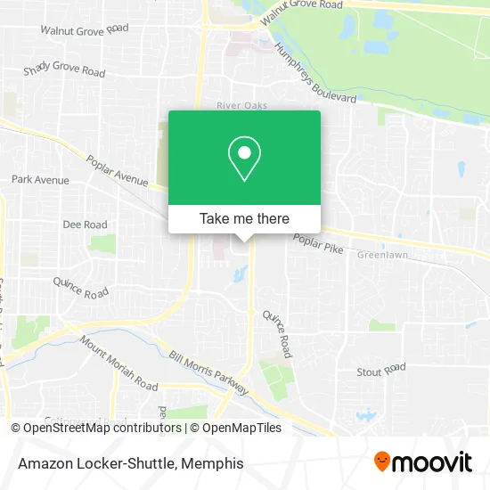 Amazon Locker-Shuttle map