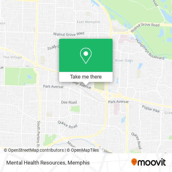 Mental Health Resources map