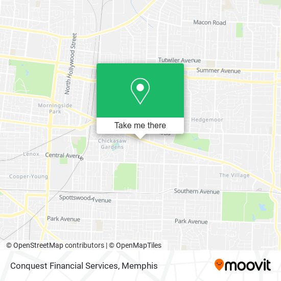 Conquest Financial Services map