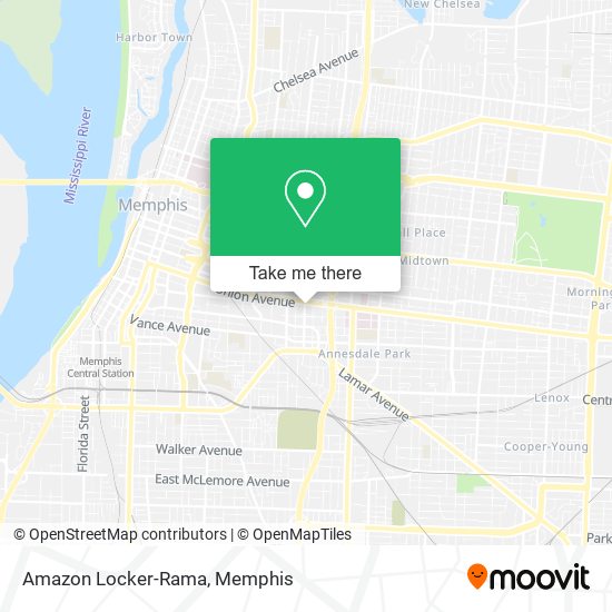 Mapa de Amazon Locker-Rama