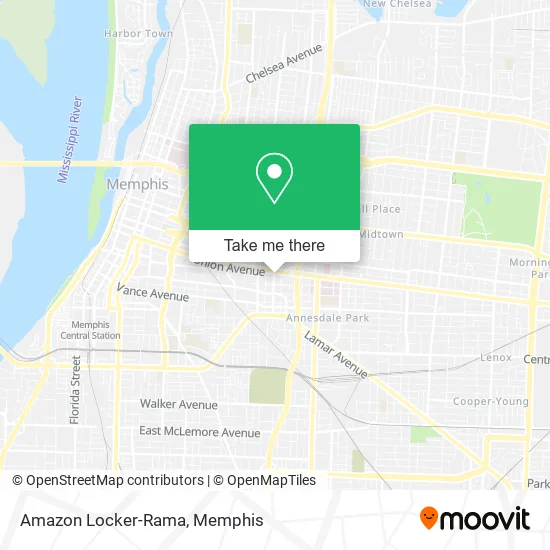 Amazon Locker-Rama map