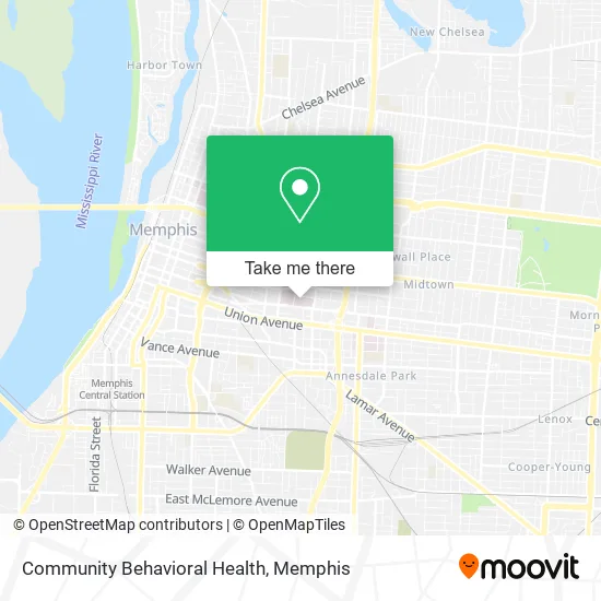 Community Behavioral Health map
