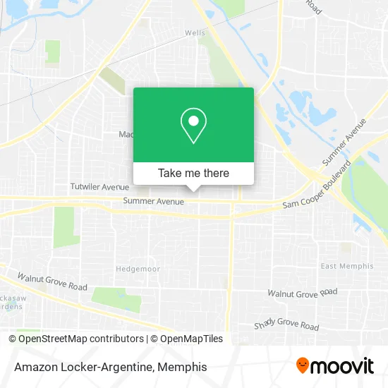 Amazon Locker-Argentine map