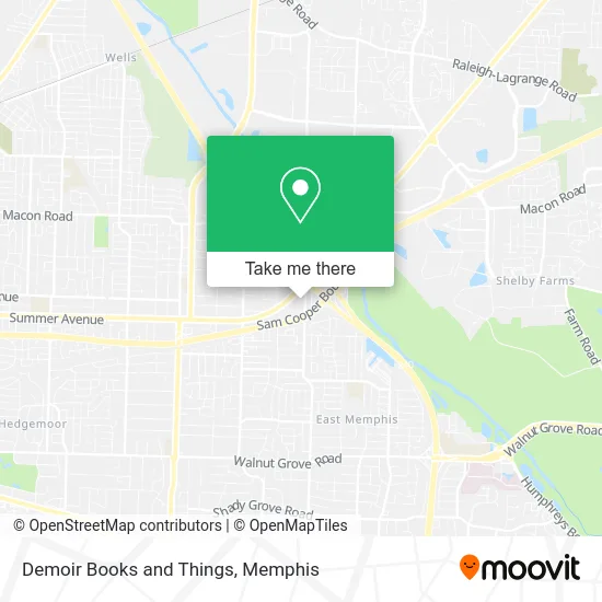 Demoir Books and Things map