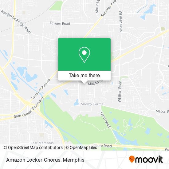Mapa de Amazon Locker-Chorus