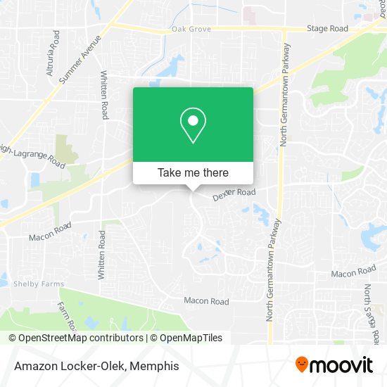 Mapa de Amazon Locker-Olek