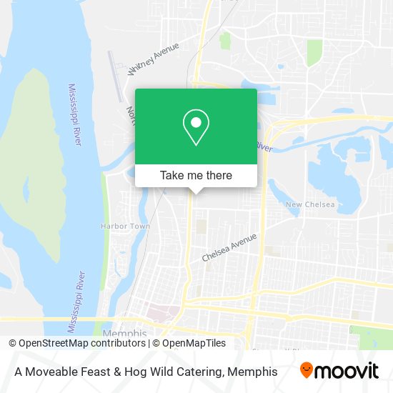 A Moveable Feast & Hog Wild Catering map