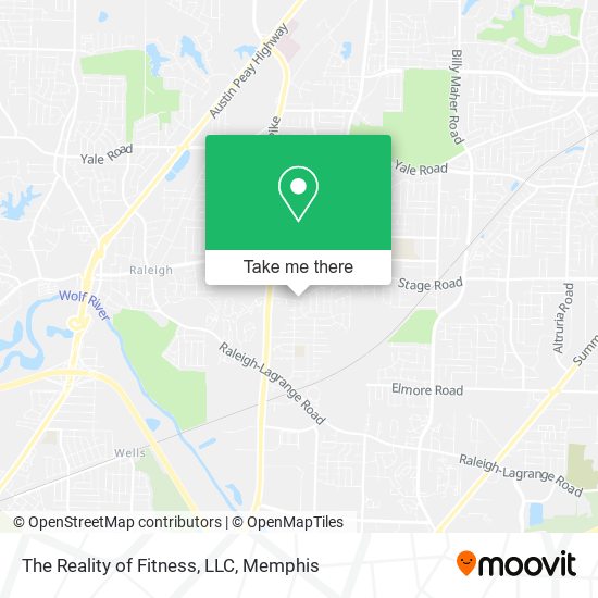 Mapa de The Reality of Fitness, LLC
