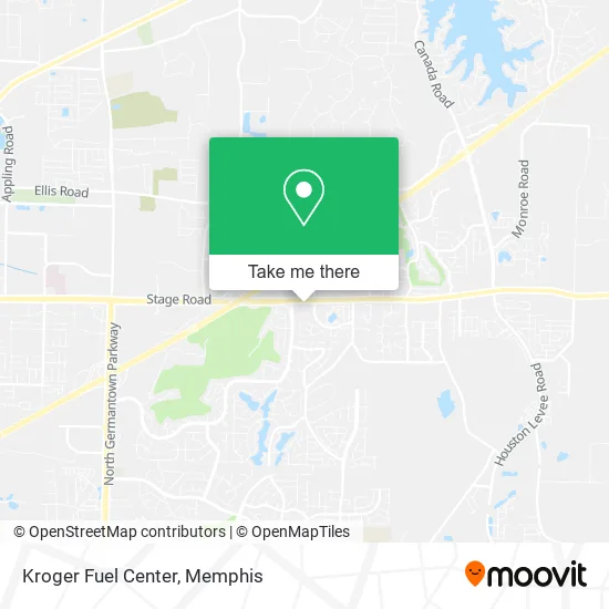 Kroger Fuel Center map