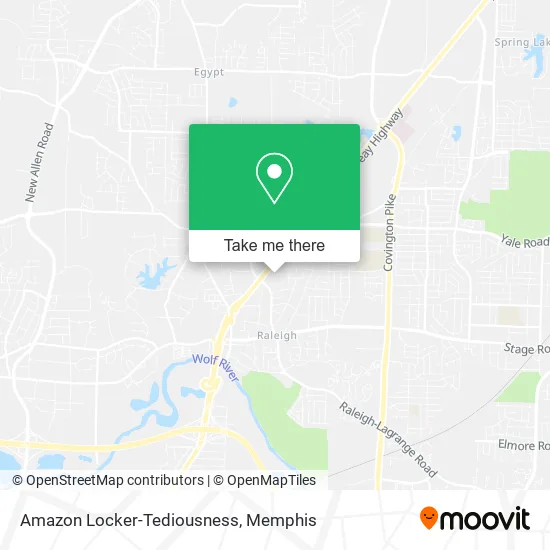 Amazon Locker-Tediousness map