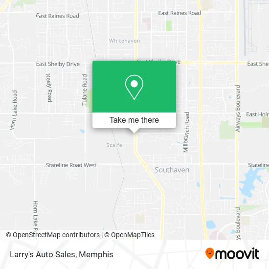 Larry's Auto Sales map