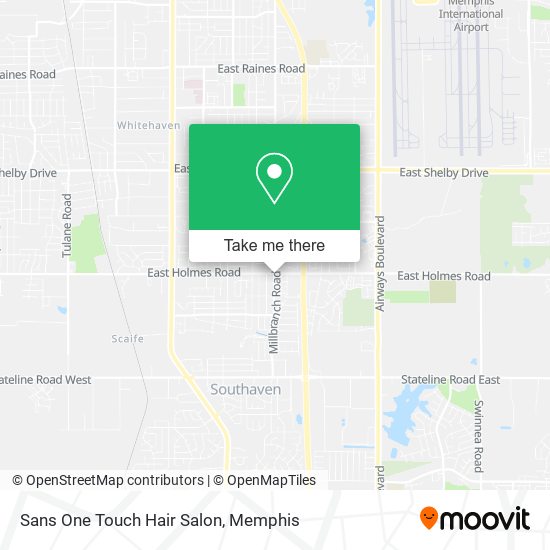 Sans One Touch Hair Salon map