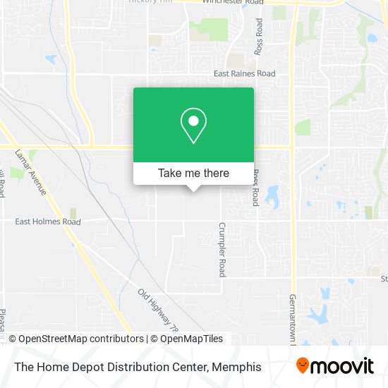 The Home Depot Distribution Center map