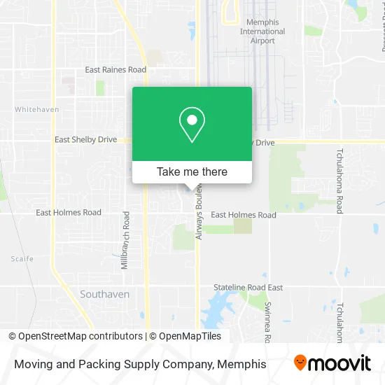 Moving and Packing Supply Company map