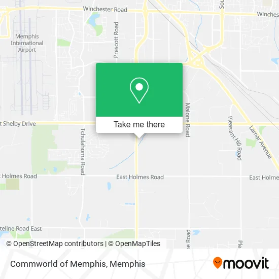Commworld of Memphis map