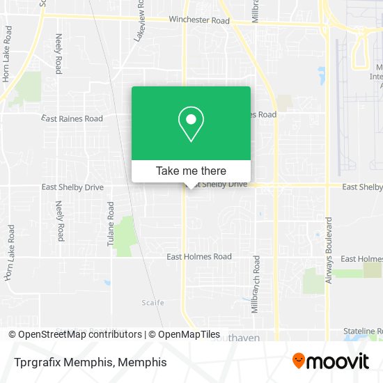 Mapa de Tprgrafix Memphis