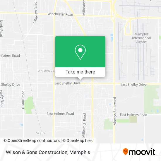 Wilson & Sons Construction map