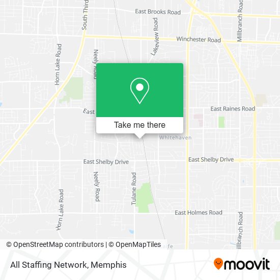 All Staffing Network map
