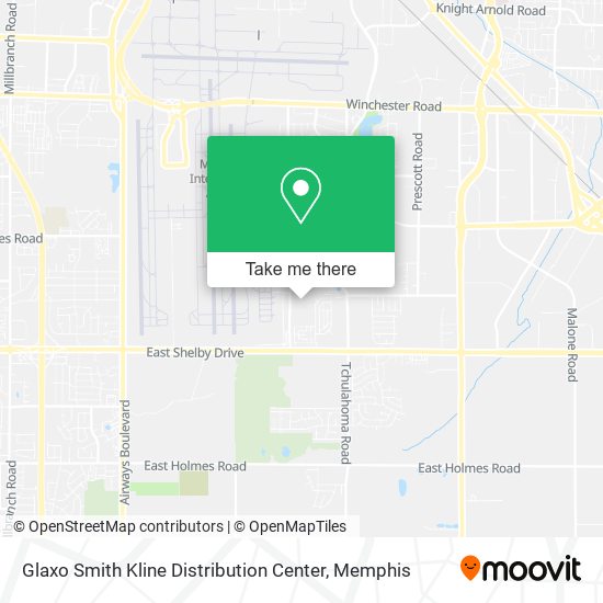 Glaxo Smith Kline Distribution Center map