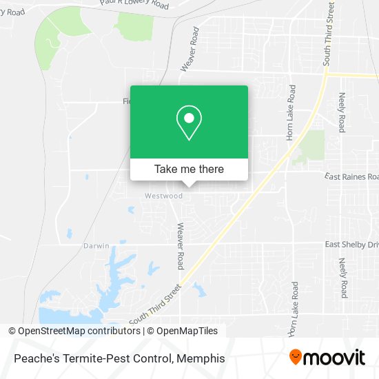 Mapa de Peache's Termite-Pest Control