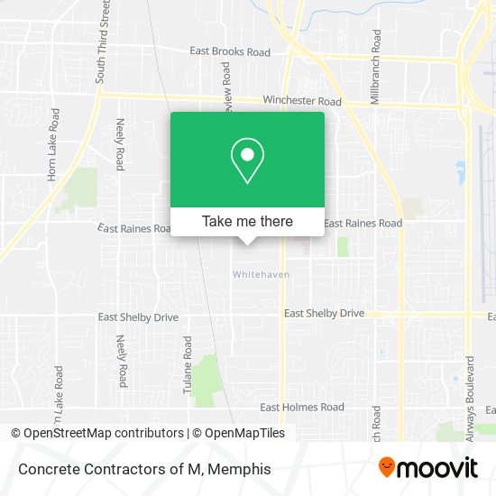 Concrete Contractors of M map