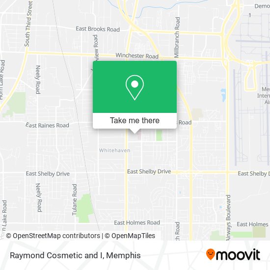 Mapa de Raymond Cosmetic and I