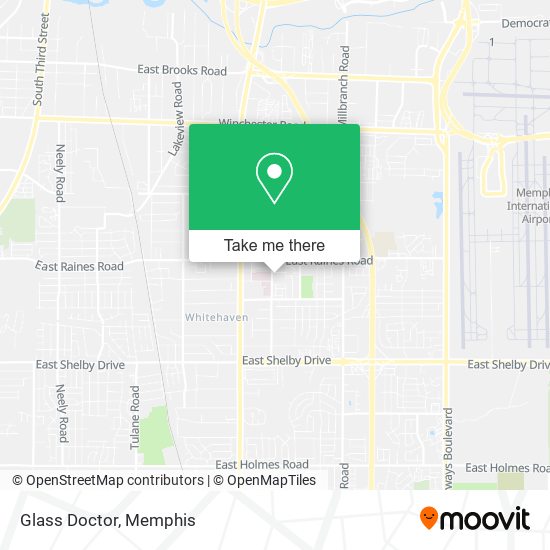 Mapa de Glass Doctor
