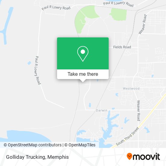 Mapa de Golliday Trucking