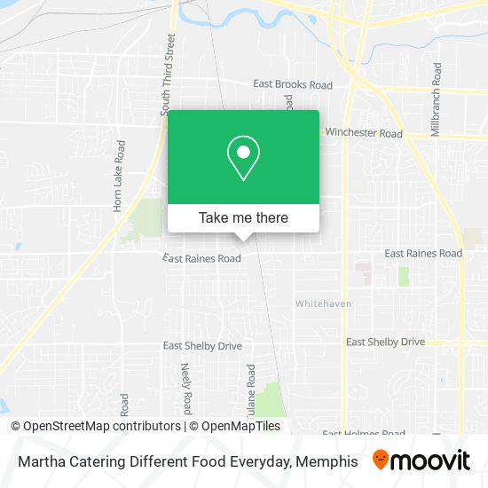 Martha Catering Different Food Everyday map