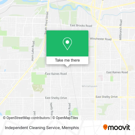 Independent Cleaning Service map