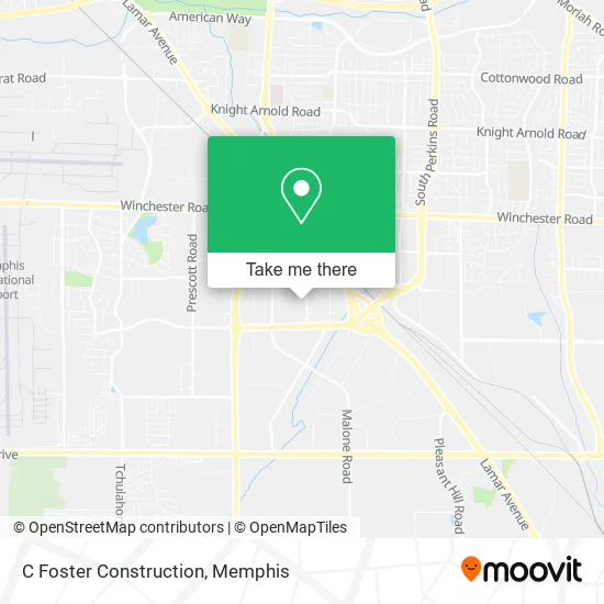 C Foster Construction map