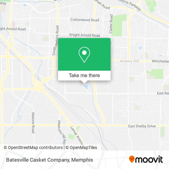 Mapa de Batesville Casket Company