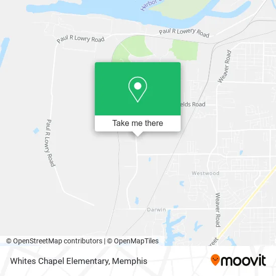 Whites Chapel Elementary map