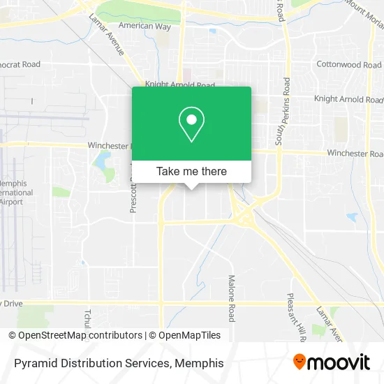 Pyramid Distribution Services map