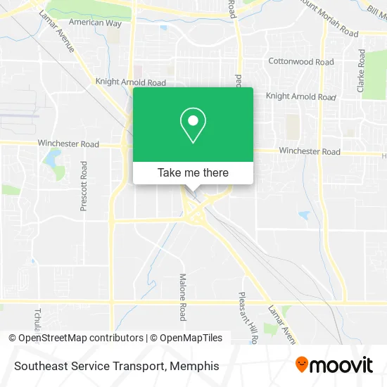 Southeast Service Transport map